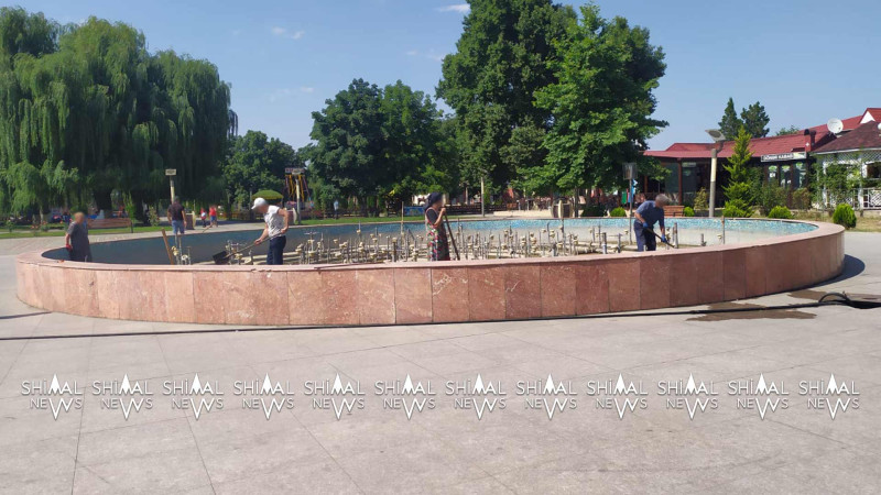 “Quba Meydanı”nda ərazi təmizlənir