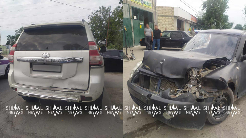 Xaçmazda qəza: “Lifan” “Prado”ya çırpılıb