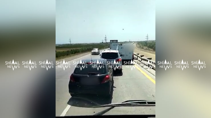 Bakı-Quba yolunda qəza: magistralda tıxac yaranıb