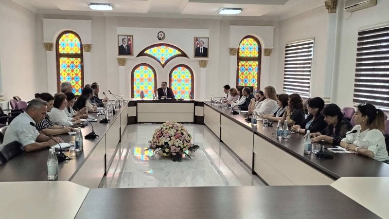 Xaçmaz Regional Mədəniyyət İdarəsi görüş keçirib