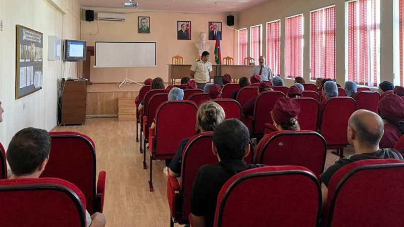 Xaçmazda Dövlət Yanğın Nəzarəti Xidməti tərəfindən maarifləndirmə tədbiri keçirilib