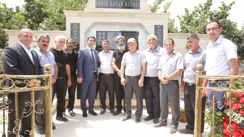 Xaçmaz: şəhid Rəvan Şahmuradovun xatirəsi əbədiləşdirilib