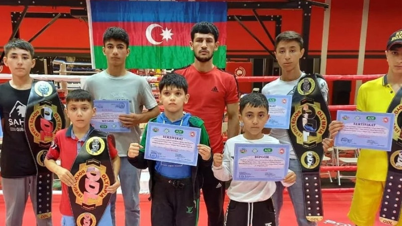 Kikboksçularımız Olimpiya döyüş liqasının kəmərinə sahib olublar