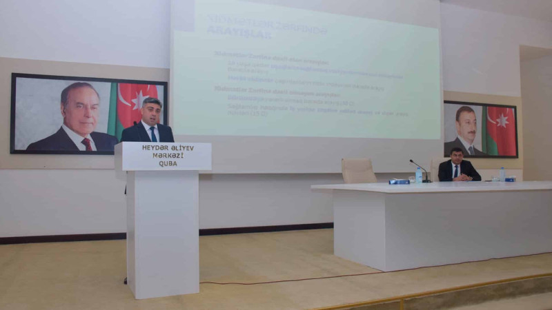 İcbari Tibbi Sığorta üzrə Dövlət Agentliyi Qubada görüş keçirib