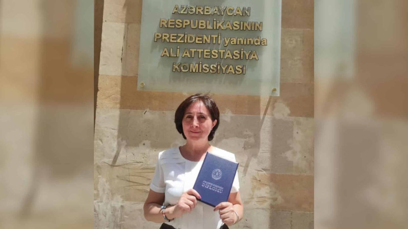 Quba: məktəb-liseyin müəllimi elmi dərəcə alıb