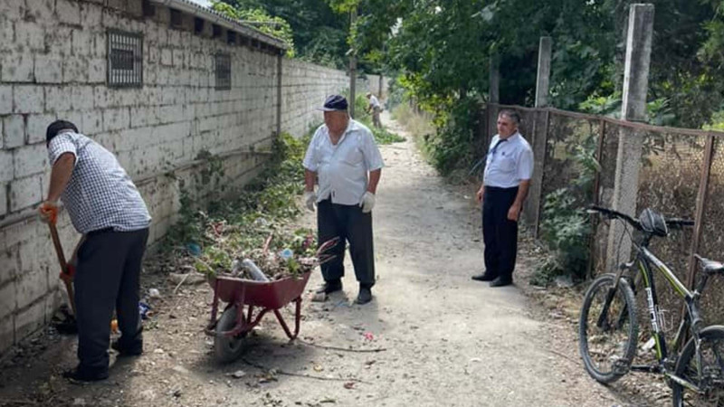 Xaçmaz: məhəllələrə toplanan tullantılar təmizlənib