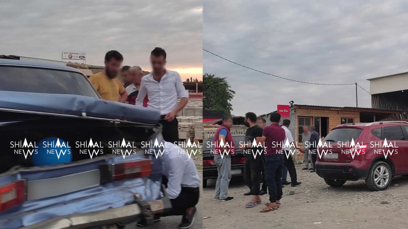 Xaçmazda qəza: 2 avtomobil toqquşub