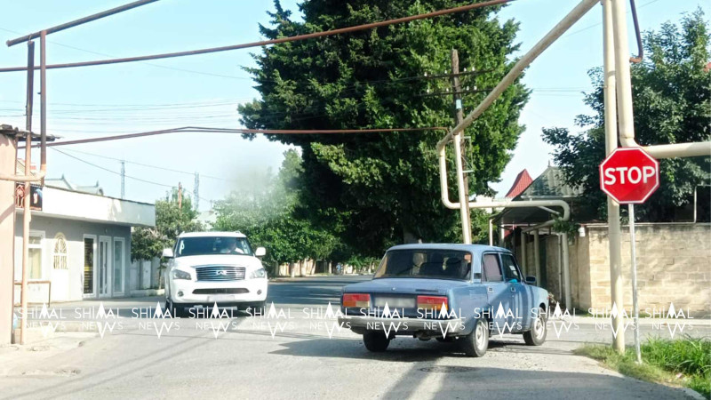 Xaçmazda yol nişanı sürücüləri çaşdırır
