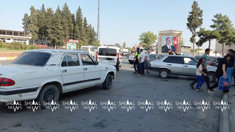 Yol əhvalatı: Xaçmazda sürücülər bir-birinə yol verməyib