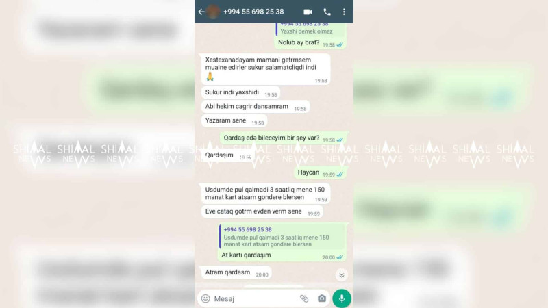 Quba sakinləri tanışları bildiyi şəxslərə pul göndəriblər, onlar isə dələduz çıxıblar