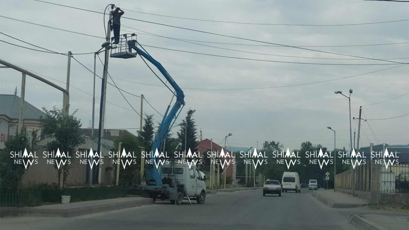 Quba: “Azərişıq” elektrik xəttində yaranmış nasazlığı təmir edib