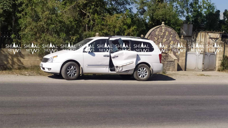 Qubada “Prado” digər avtomobili vurub