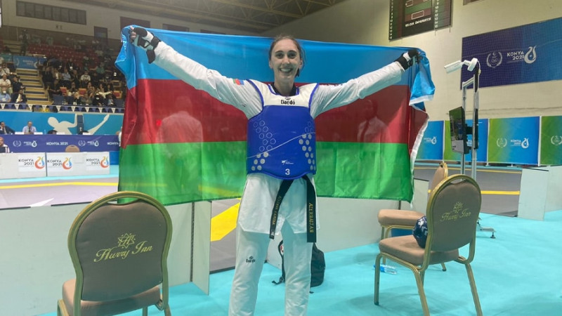 Qusarlı taekvondoçu Fəridə Əzizova: göz yaşlarımı saxlaya bilmədim
