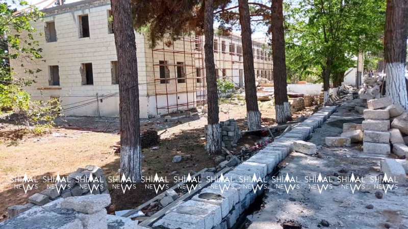 Xaçmaz: Regional Elektrik şəbəkəsinin inzibati binası təmir edilir