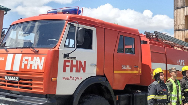 Xaçmaz: 6 ton ot bağlaması kül olub