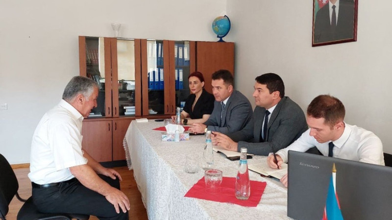 Qusar: Regional Təhsil İdarəsinin müdiri vətəndaşların qəbulunu keçirib