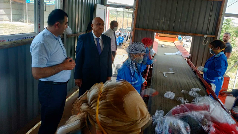 Qusarda tullantıların çeşidlənməsi üçün müəssisə açılıb