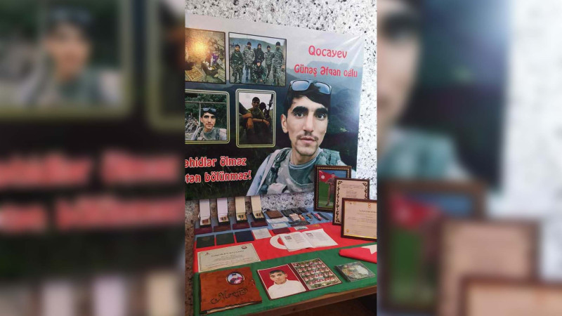 Xaçmazlı şəhid Günəş Qocayevin ailəsi ziyarət olunub