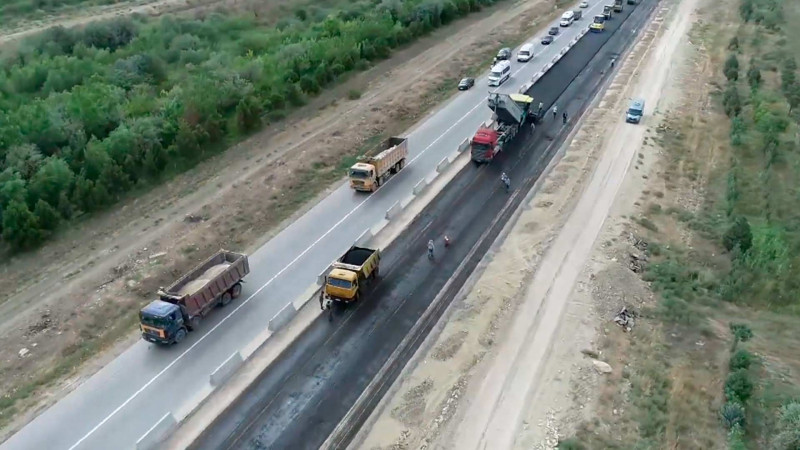 Bakı-Quba yoluna yeni asfalt-beton salınır