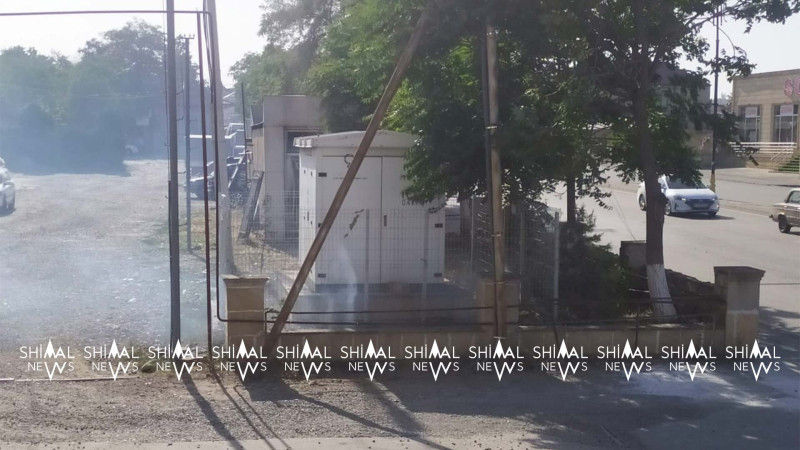 Quba: Heydər Əliyev prospektində qısaqapanma baş verib