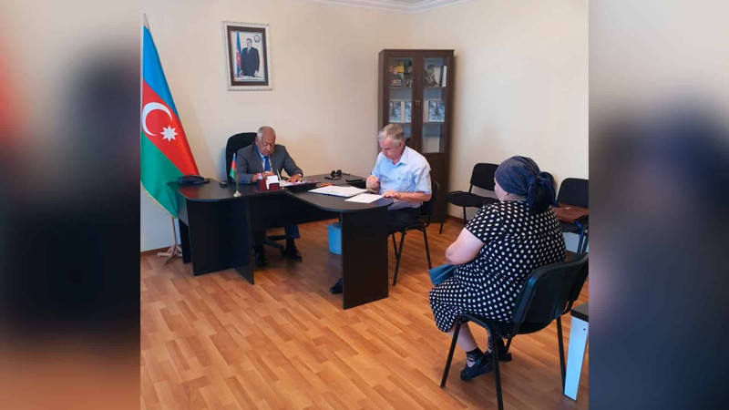 Deputat Vahid Əhmədov Qubada vətəndaşlarla görüşüb