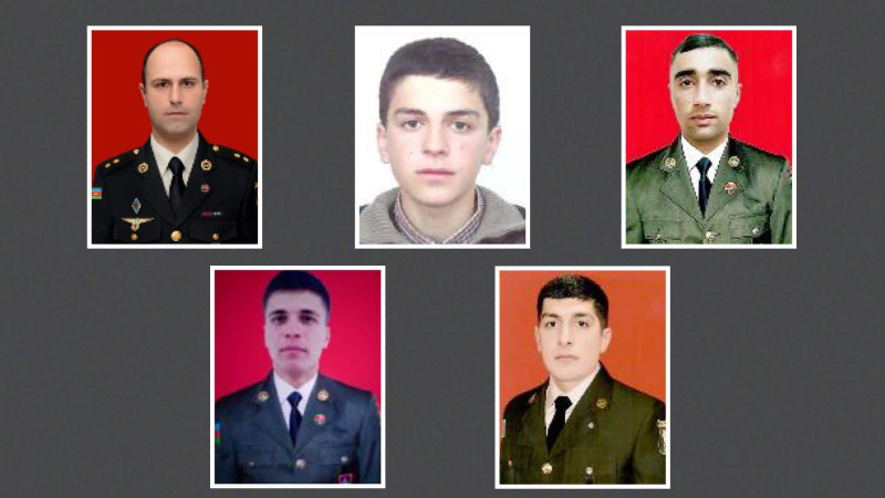 Şimal: bölgəmizdən olan şəhidlərin adları açıqlanıb