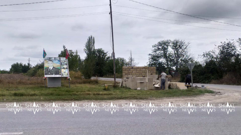 Qubada şəhid Daşqın Ağayevin xatirə bulağı tikilir
