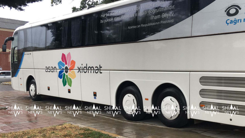 Xaçmazda “ASAN xidmət” avtobusu fəaliyyət göstərir