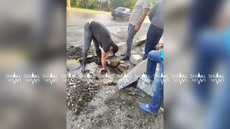 Qubada avtomobil qəzası sakinləri susuz qoyub