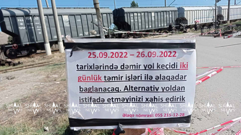 Xaçmaz: əsas yollardan biri bağlanıb