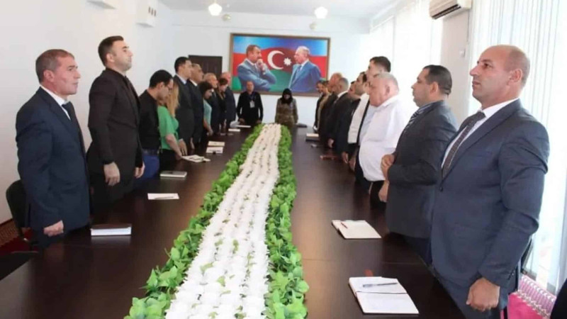 Quba:  Xocavəndin icra başçısı şəhid Eynulla Lətifovun ailəsi ilə görüşüb