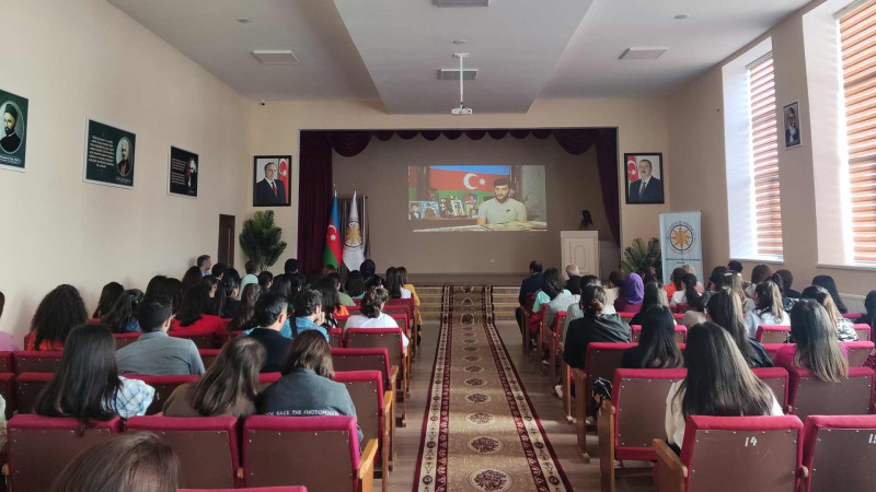 Qubada şəhid anaları övladlarına həsr olunan filmi izləyiblər