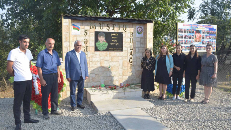Quba: Ziyəddin Əliyev şəhidin ailəsini ziyarət edib