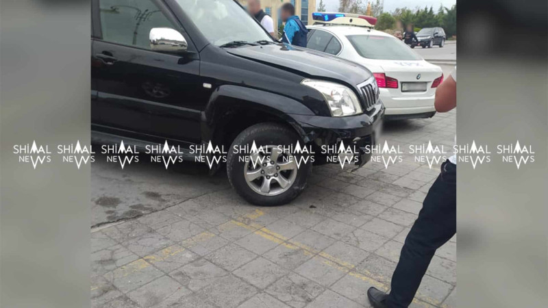 Xaçmazda qəza: iki avtomobil toqquşub