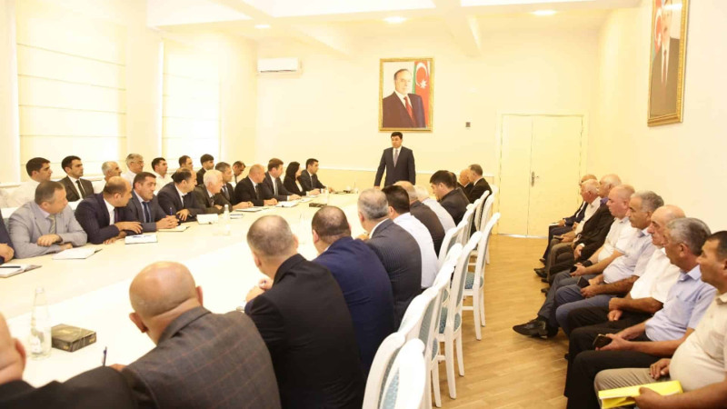 Xaçmaz: icra hakimiyyətində müşavirə keçirilib