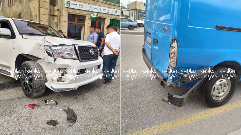 Qubada “Ford” və “Toyota”nın iştirakı ilə qəza olub