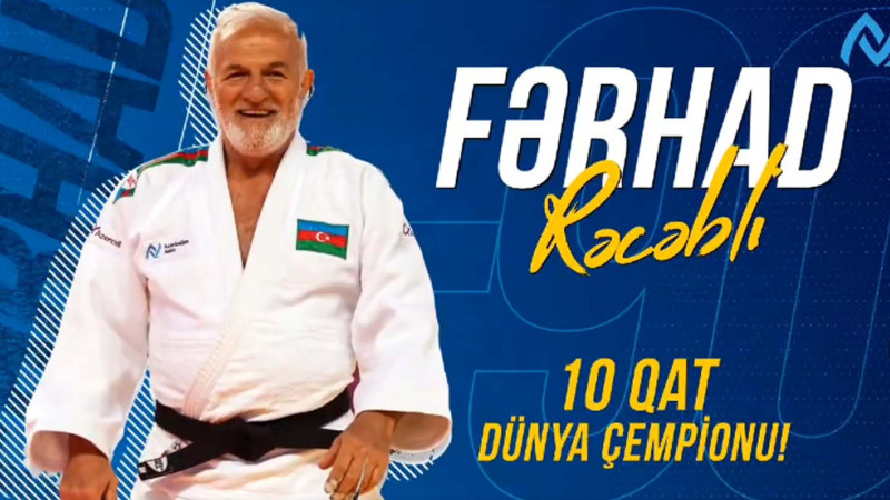 Qusarlı veteran cüdoçu 10-cu qızıl medalını qazanıb