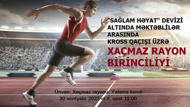 Xaçmazda kros qaçışı üzrə yarış keçiriləcək