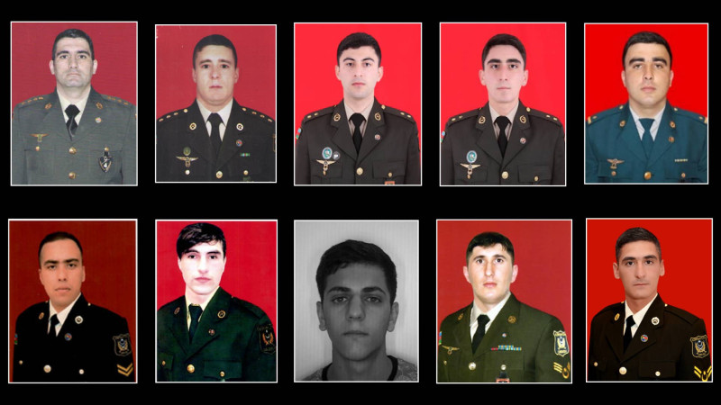 Şəhid olan hərbçilərimizin adları açıqlanıb