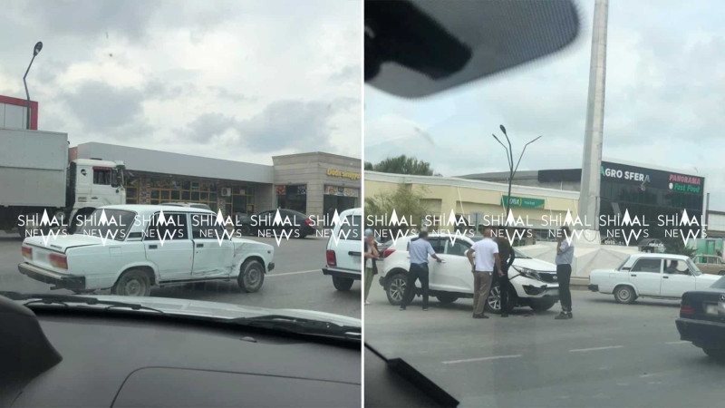 Xaçmaz: Xudatda 2 avtomobil toqquşub
