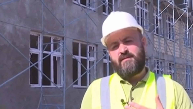 Quba: Digah kəndində yeni məktəb binasının tikintisi bitmək üzrədir