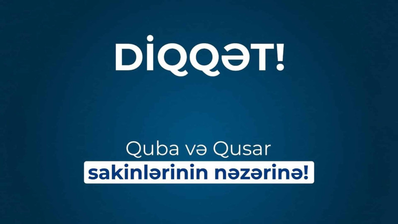 Quba və Qusar: imtiyazlı şəxslərin qəbulu keçiriləcək