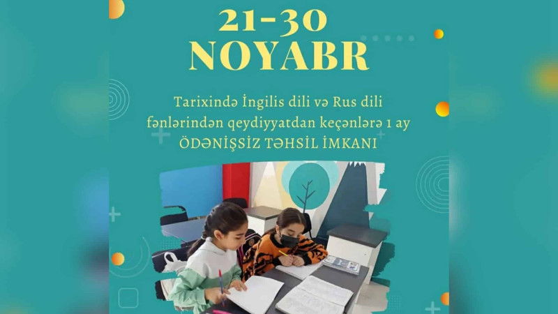 Xaçmazda dil öyrənmək istəyənlər üçün kampaniya keçirilir