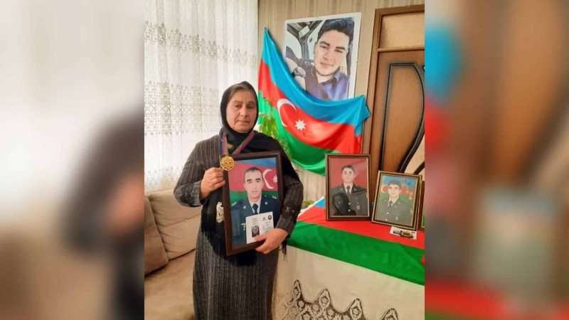Qubada 60 yaşlı şəhid anasının halı pisləşib