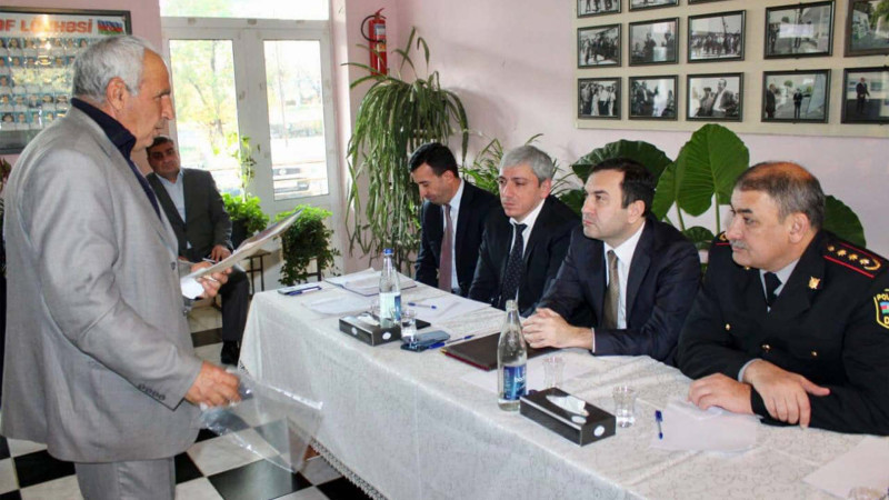 İsmayıllının icra başçısı Talıstan kəndində sakinləri qəbul edib