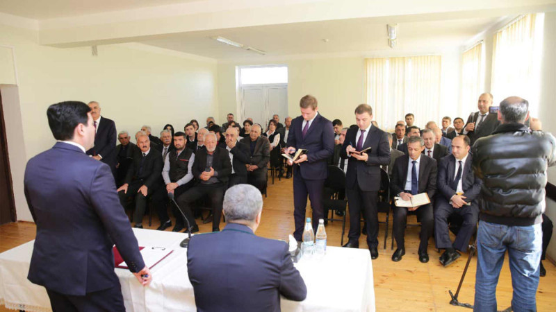 Xaçmaz: Arzu qəsəbəsində səyyar qəbul keçirilib
