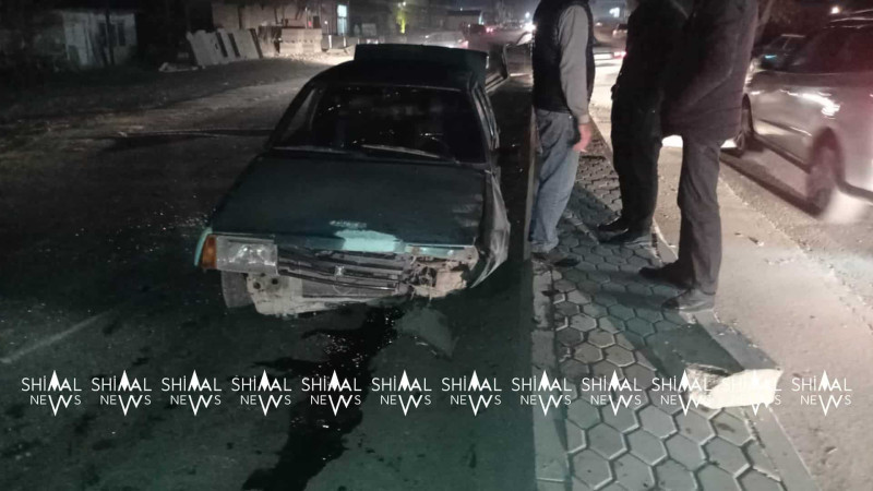 Xaçmazda avtomobil qəza nəticəsində aşıb