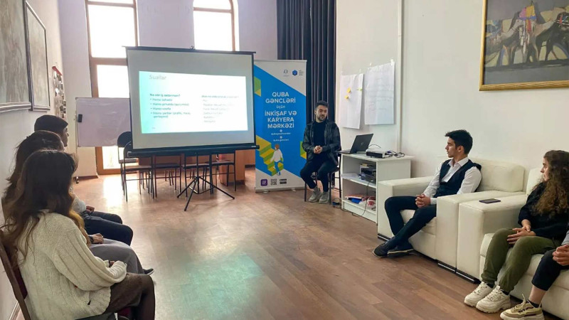 Quba: “CV center” layihəsinin növbəti mərhələsi baş tutub