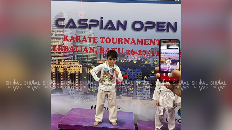 Quba: qazinin 5 yaşlı oğlu karate üzrə 1-ci yeri qazanıb
