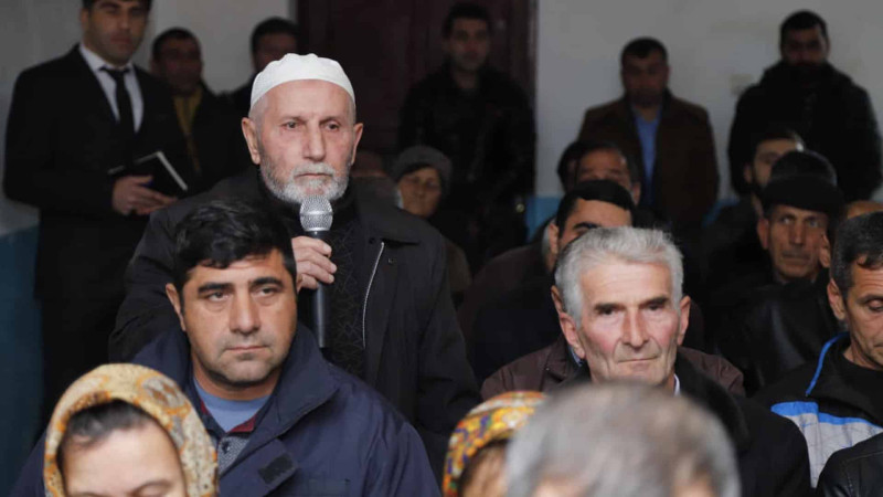 Xaçmaz: icra başçısı Aslanoba kəndində səyyar qəbul keçirib